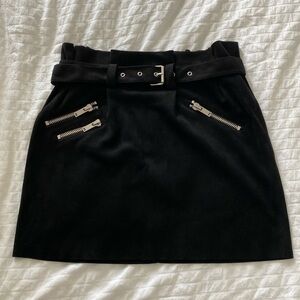 Zara suede skirt